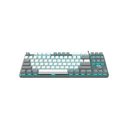 Клавіатура Aula F3287 Keycap KRGD Blue USB UA Grey/White (6948391240954) - мініатюра 5