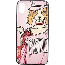 Чохол-накладка PUZOO Yuppie Phone iPhone X Annie Pink