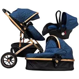 Универсальная коляска-трансформер 3 в 1 Maxibaby IQ - Blue (90877)