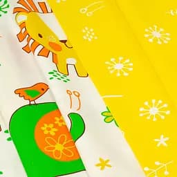 Комплект постільної білизни дитячий Home Line Мадагаскар бязь жовто-зелений (163009) - мініатюра 2