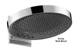 Верхній душ Hansgrohe Rainfinity 360 3jet з тримачем Matt Black 26234670, Чорний матовий - мініатюра 2