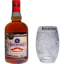 Уцінка. Ром Botafogo Spiced 40%, 0.7 л + склянка в подарунковій упаковці - мініатюра 2