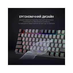 Клавіатура GamePro MK100B Blue Switch LED USB Black (MK100B) - мініатюра 10