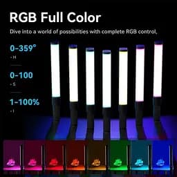 Відеосвітло Ulanzi VL360 RGB Led Light UV-L058GBB1 VL360 RGB Black - мініатюра 8