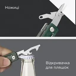 Мультитул NexTool Multi Functional Knife, зелений - мініатюра 4