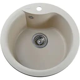 Гранітна мийка Globus Lux Orta слонова кiстка 485