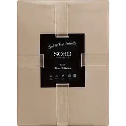 Комплект постільної білизни Soho Duet євро Mocha/Ivory (Євро Duet 200*230 Mocha/Ivory) - мініатюра 4
