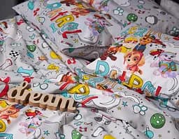 Набір наволочок Moon&Star Бязь Gold Люкс Dream Patrol 60х60 см 2 шт - мініатюра 2