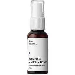 Сыворотка для лица Sane Hyaluronic Acid 2% + B5 + PP С гиалуроновой кислотой и витаминами B5 РР 30 мл (4820266830496)