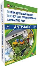 Плівка для ламінування, А4, 250 мкм, глянсова, 100 од, D&A Art Antistatic (11201011213YA)
