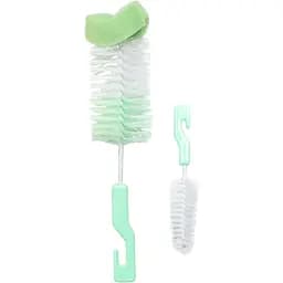 Ершик для мытья бутылочек и сосок Lindo с поролоном зеленый (Рk 014-А зел)