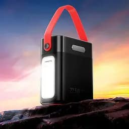 Павербанк з ліхтарем Hoco Title J143 80000 mAh 22W PD QC чорний - мініатюра 8