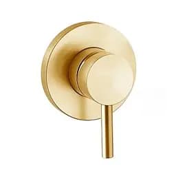 Смеситель для душа Paffoni Light Ø70 мм honey gold brushed LIG010HGSP70, Золотой