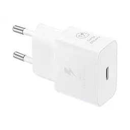 Мережевий зарядний пристрій Samsung 25W Type-C White (EP-T2510NWEGEU)
