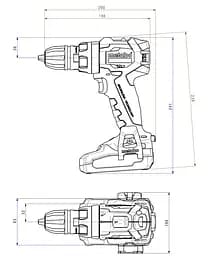 Шурупокрут-дриль акумуляторний BS 18 LT BL Q 18В Metabo teh0025174 - мініатюра 7
