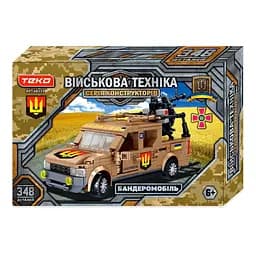 Конструктор Teko Бандеромобіль 68333, серія Військова техніка, 482 деталі