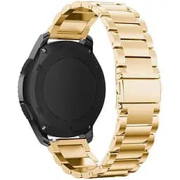 Металевий ремінець Watchbands Stainless Premium для Samsung Galaxy Watch 3 45mm Samsung Galaxy Watch 46mm - золотий (WB006METALGOLD-2021-4)