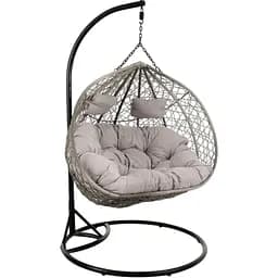 Підвісне крісло-кокон Di Volio Foggio двомісне сірий