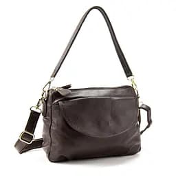 Женская кожаная сумка коричневая Riche NM20-W1195C