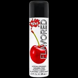 Їстівний лубрикант Wet Clear Flavored Sweet Cherry (Стигла вишня), 89 мл