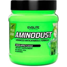 Амінокислота Evolite Nutrition Amino Dust Зелене яблуко 474 г