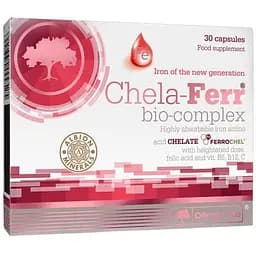 Витамины и минералы Olimp Chela-Ferr Bio Complex, 30 капсул
