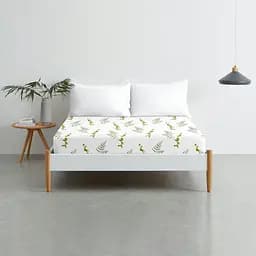 Простирадло Cosas полуторне 155х240 green foliage, зелений (FoliageGreen_155s) - мініатюра 3