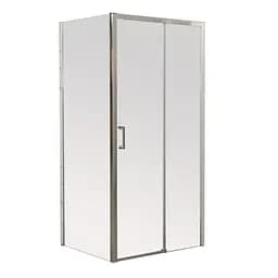 Душевая кабина без поддона Mixxus Premium Diverse SC03-100x80x195-TR хром прозрачное стекло 6 мм MI6865, Универсальная, прозрачный, хром