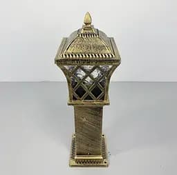 Стильний світильник для вулиці в корпусі застаріле золото | Line F | Арт. 3242-60 BG