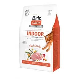 Сухий корм Brit Care Cat GF Indoor Anti-stress 0.4 кг для котів, що живуть у приміщенні