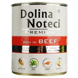 Влажный корм для собак Dolina Noteci Premium с говядиной 800 г
