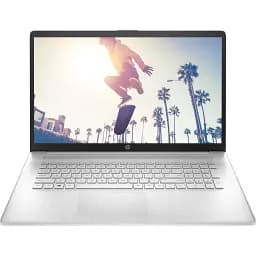 Ноутбук HP 17-cp2030ru 17.3" FHD IPS AG AMD R3-7320U 8GB F512GB UMA DOS серебристый