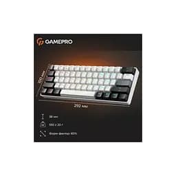 Клавіатура GamePro Genesis Infinity MK130BW Outemu Swithes USB White (MK130BW) - мініатюра 12