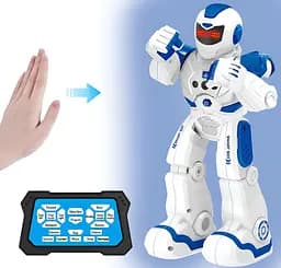 Детский интерактивный робот на радиоуправлении с функцией танца. Управление пультом и жестами, со световыми диодами