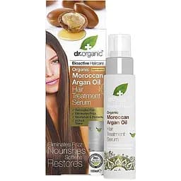 Сироватка для волосся з марокканським аргановим маслом Dr. Organic Bioactive Haircare Moroccan Argan Oil Hair Treatment Serum 100 мл
