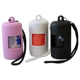 Брелок з пакетами для фекалій Croci Jar Dog 7.5 x 4 см колір асорті