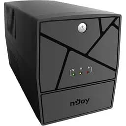 Джерело безперебійного живлення NJOY Keen 1000 (UPLI-LI100KU-CG01B), Lin.int., AVR, 4 x евро, USB, пластик - мініатюра 2