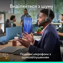 Навушники Logitech Zone Wireless 2 ES for Business Graphite (981-001512) - мініатюра 9
