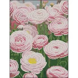 Алмазная мозаика Strateg ПРЕМИУМ Весеннее поле без подрамника размером 30х40 см (ZAV3040-16)