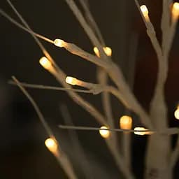 Дерево світлодіодне MBM My Home на підставці 60 см біле (DH-LAMP-01 WHITE) - мініатюра 6