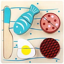 Дерев'яна іграшка Продукти, Рибка C65033 (2000990734341)