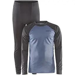 Комплект термобілизни Craft Core Warm Baselayer Set Man XL Чорний/Синій (1068-1909709 XL 985362)