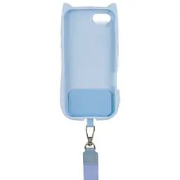 Чохол TPU GETMAN Cat with straps для Apple iPhone 16e / 17e (6.1) Blue - мініатюра 3