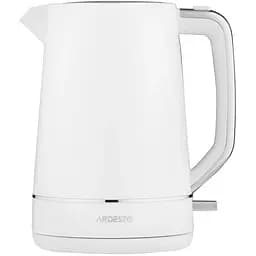 Електрочайник Ardesto EKL-450W, білий, 2200W, 1.7 л, дисковий, пластиковий корпус, індикатор рівня води, автоматичне відключення