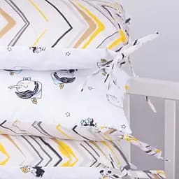 Подушка-борт MirSon Kids Time 18-0003 Pinokio захисна біла 4 шт. - мініатюра 7