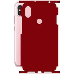 Захисна плівка StatusSKIN для Xiaomi Redmi S2 (Redmi Y2) Корпус Вініл Металік червоний