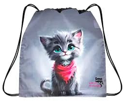 Мешок для сменной обуви для девочки c Котиком School Standard MSS-23