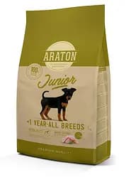 Повноцінний Сухий корм для цуценят усіх порід ARATON JUNIOR All Breeds 3 кг