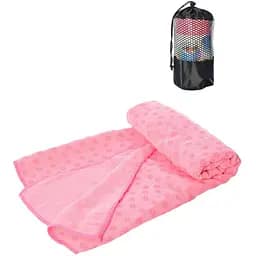 Рушник для йоги MS 2750 мікрофібра Рожевий