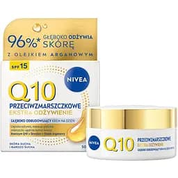Крем дневной Восстанавливающий против морщин NIVEA Q10 Интенсивное питание SPF15 50 мл